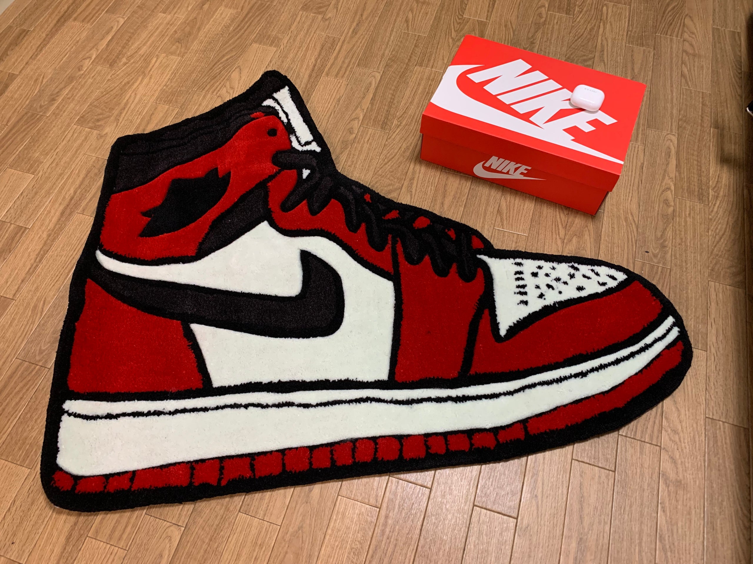 NIKE official Box ちいさ rug カーペット ボックス ラグ